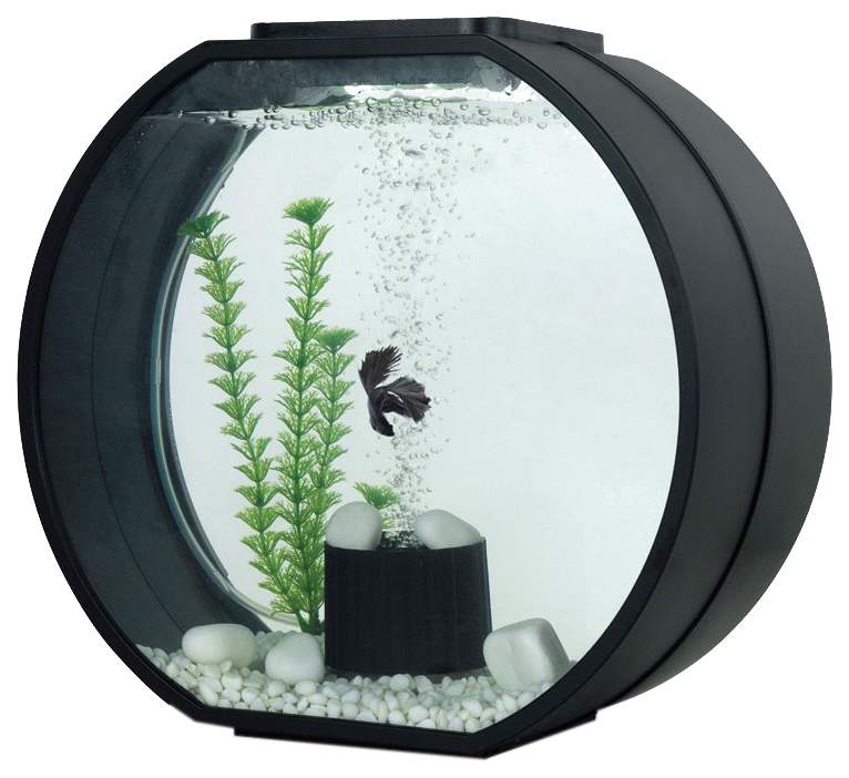 Аквариумный комплекс AA-Aquariums Deco O Mini UPG, черный, 10л