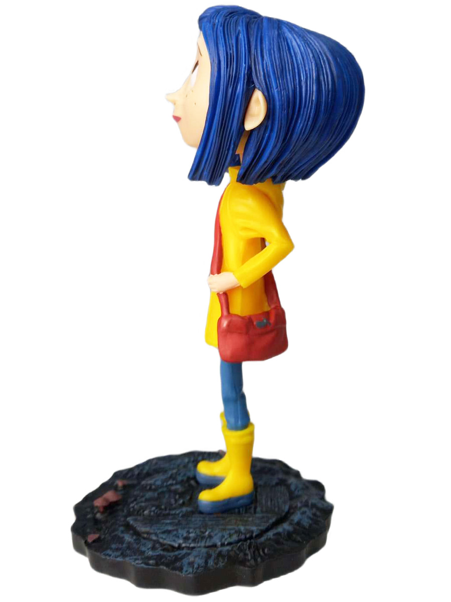 Купить фигурка Коралина в стране кошмаров Coraline (головотряс, подставка,  18 см), цены на Мегамаркет