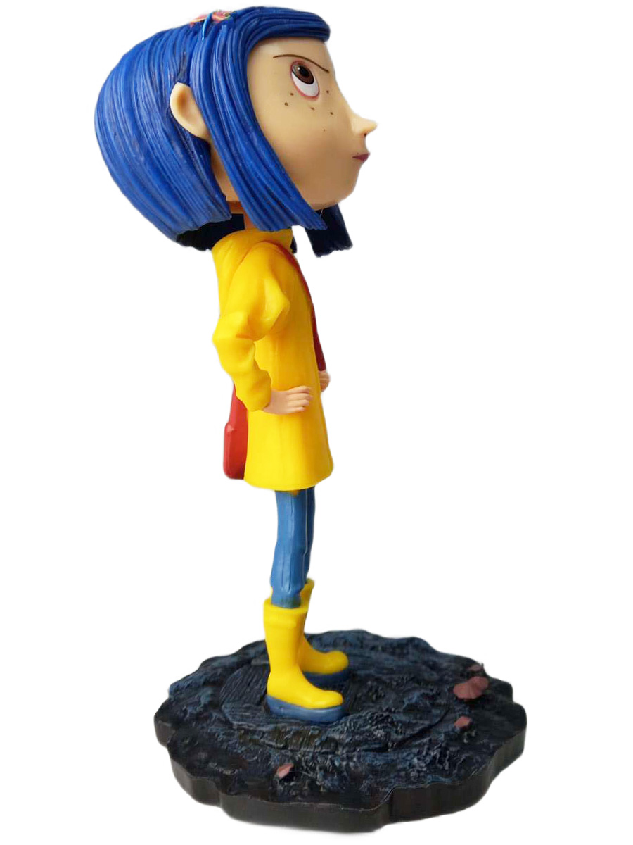 Купить фигурка Коралина в стране кошмаров Coraline (головотряс, подставка,  18 см), цены на Мегамаркет