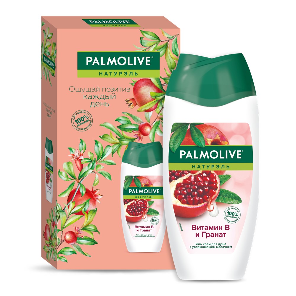 Гель для душа Palmolive Натурэль в подарочной упаковке, микс-кейс  250 мл