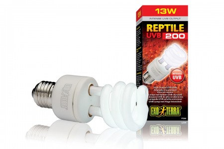 Ультрафиолетовая лампа для террариума Exo Terra Reptile UVB200, 13 Вт
