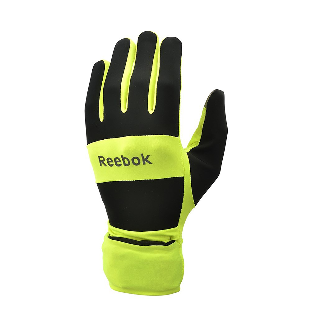 Перчатки-варежки унисекс Reebok RRGL-1013 yellow/black, р. M