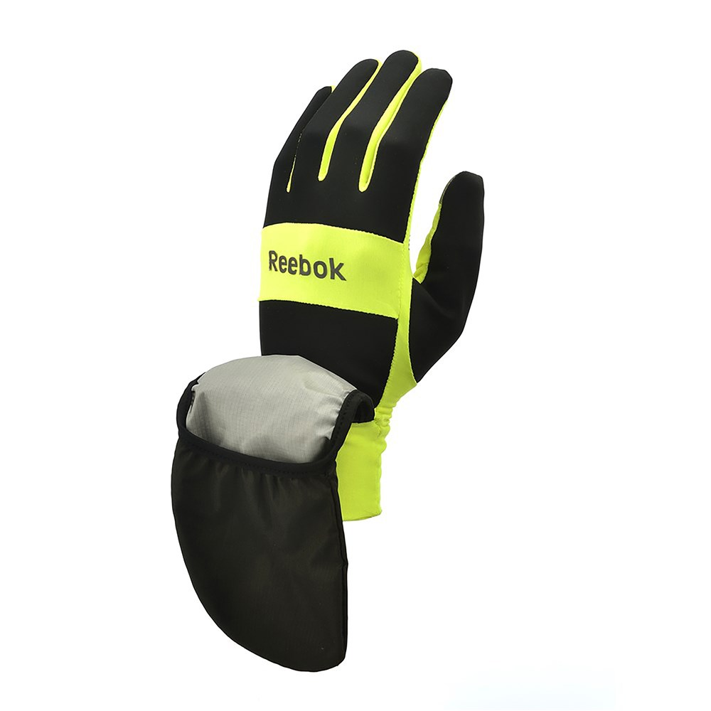 Перчатки-варежки унисекс Reebok RRGL-1013 yellow/black, р. M