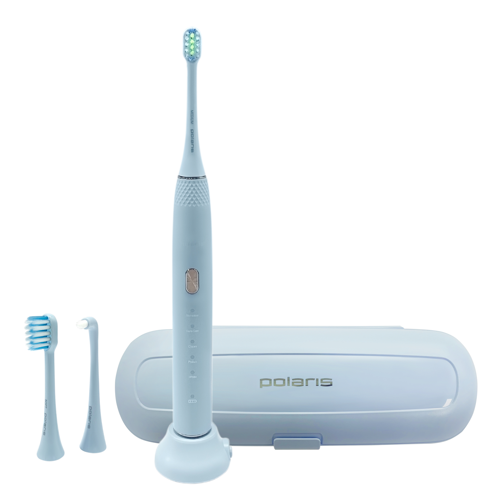 Электрическая зубная щетка Polaris PETB 0701 TC Голубой, купить в Москве, цены в интернет-магазинах на Мегамаркет