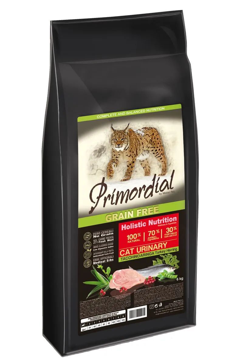 Сухой корм для кошек Primordial Natural instinct, беззерновой, индейка,  сельдь, 6кг - отзывы покупателей на маркетплейсе Мегамаркет | Артикул  товара:100024083917