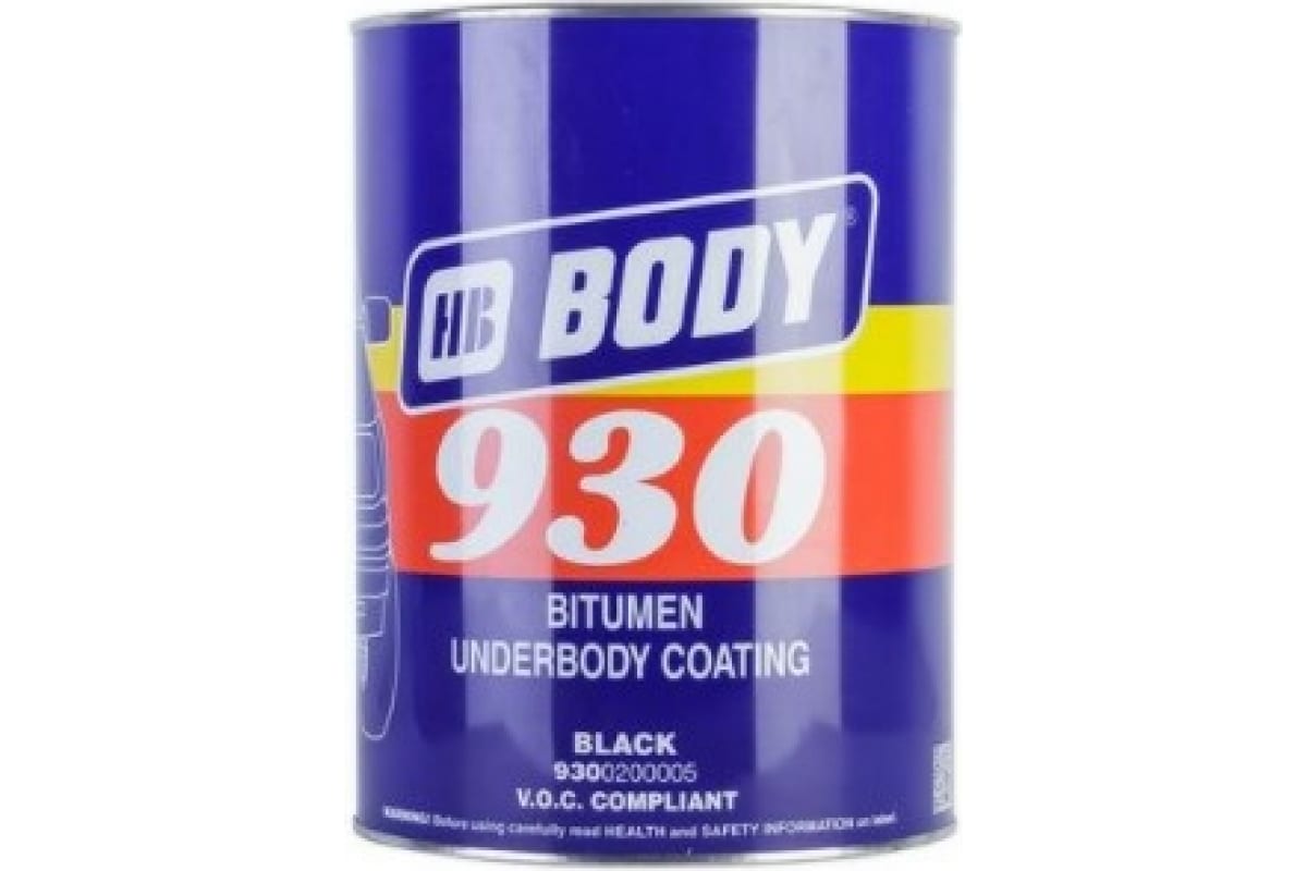 9300200005 Антикоррозийный Состав Body 930 Черн. 5 Кг Состав На Основе ...
