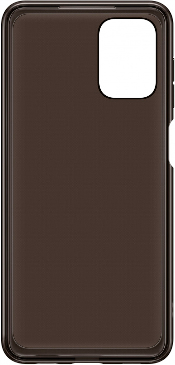 Чехол Samsung Soft Clear Cover для Galaxy A12 Black (EF-QA125TBEGRU)