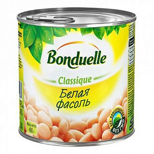Купить фасоль Bonduelle белая консервированная 400 г, цены на Мегамаркет | Артикул: 100058609039