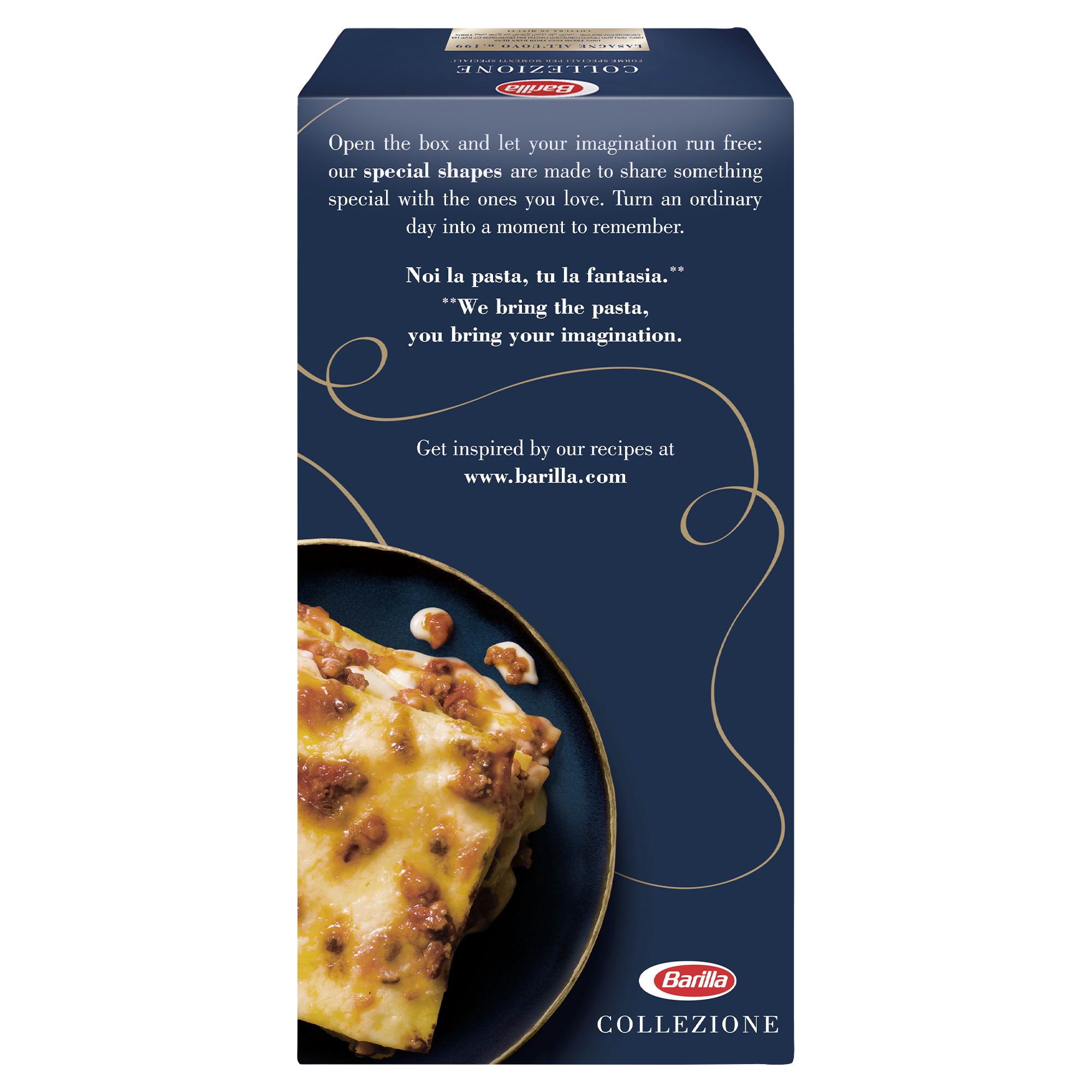 Купить макароны Barilla Lasagne лазанья яичная 500 г, цены на Мегамаркет |  Артикул: 100024903801