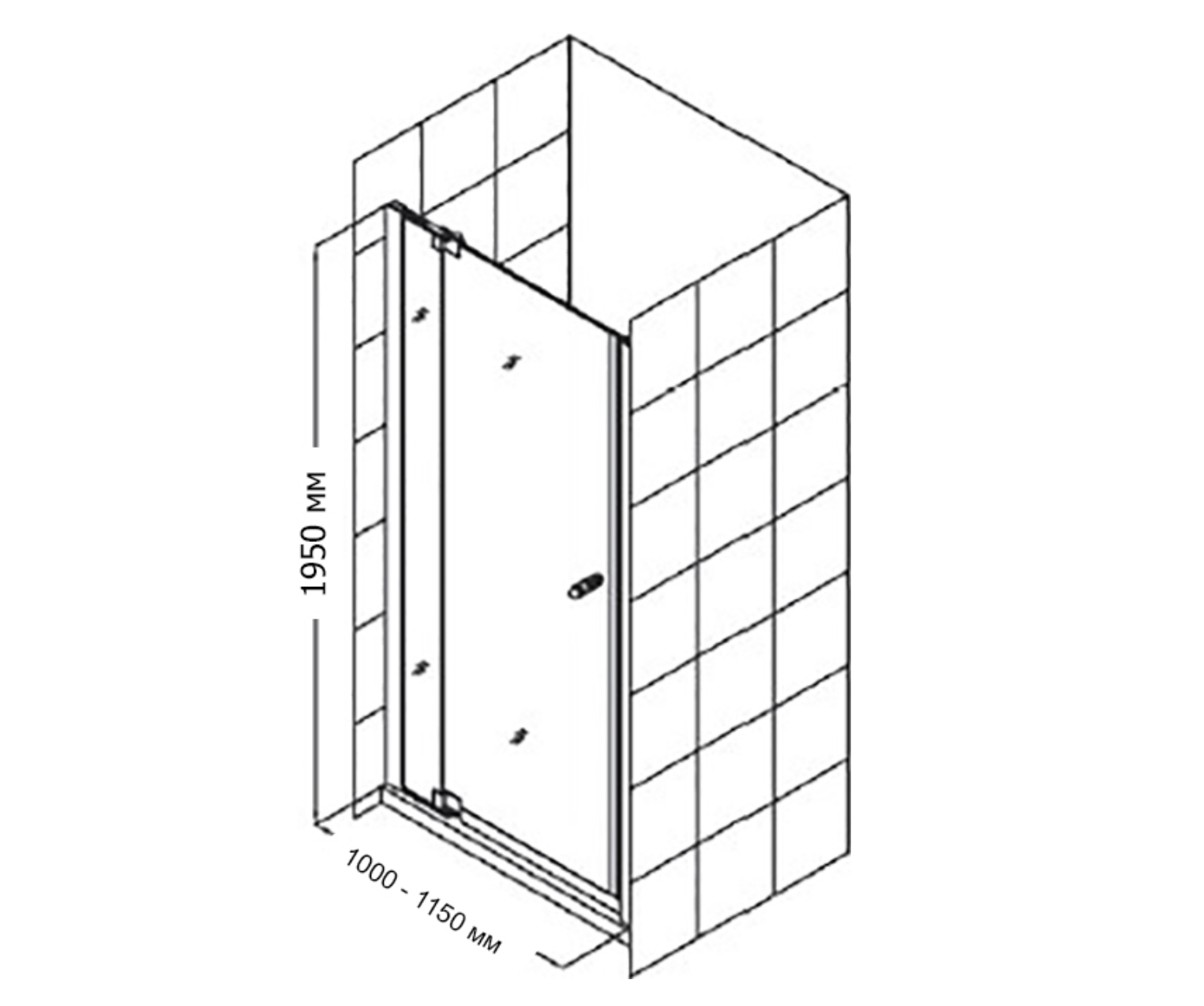 Размер под душевую кабину. Душевая дверь в нишу RGW Hotel ho-012 1000х1950. Ширина душевой двери. Ширина двери в душевую. Высота душевой двери.