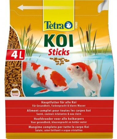 Корм для кои Tetra Koi Sticks, основной, палочки, 4 л