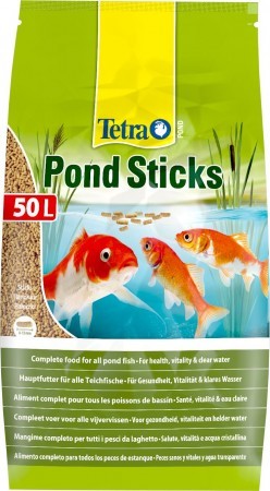 Корм для прудовых рыб Tetra Pond Sticks, палочки, 50 л
