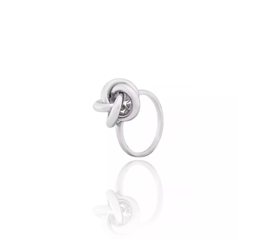 Кольцо из бижутерного сплава Daroni Silver Knot