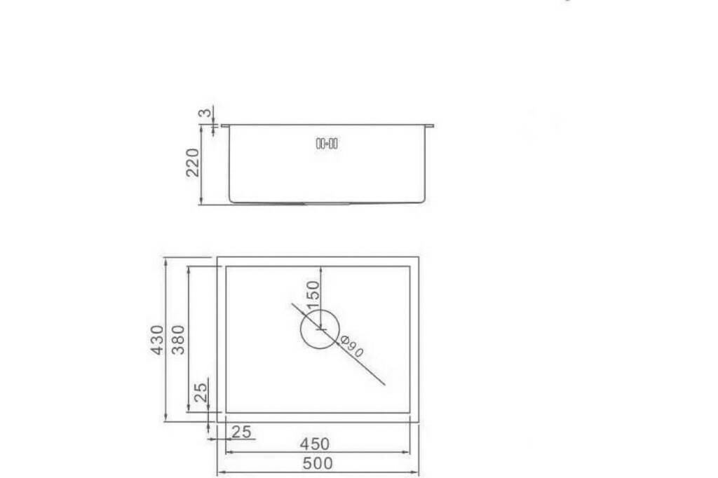 Мойка для кухни из нержавеющей стали gerhans k35043b