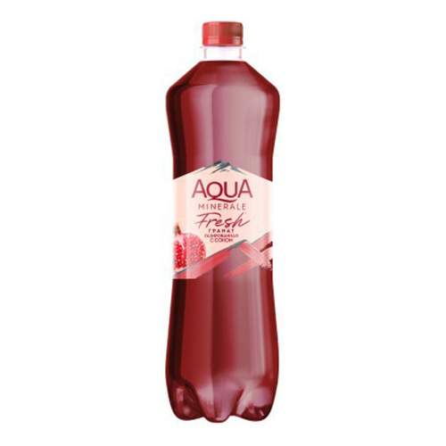 Купить вода питьевая Aqua Minerale Juicy среднегазированная со вкусом граната 1 л, цены на Мегамаркет | Артикул: 100040264869