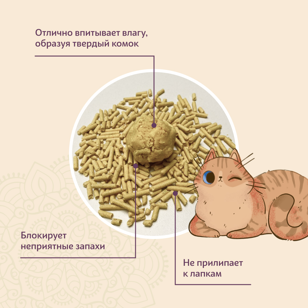 Qushy наполнитель для кошачьего туалета