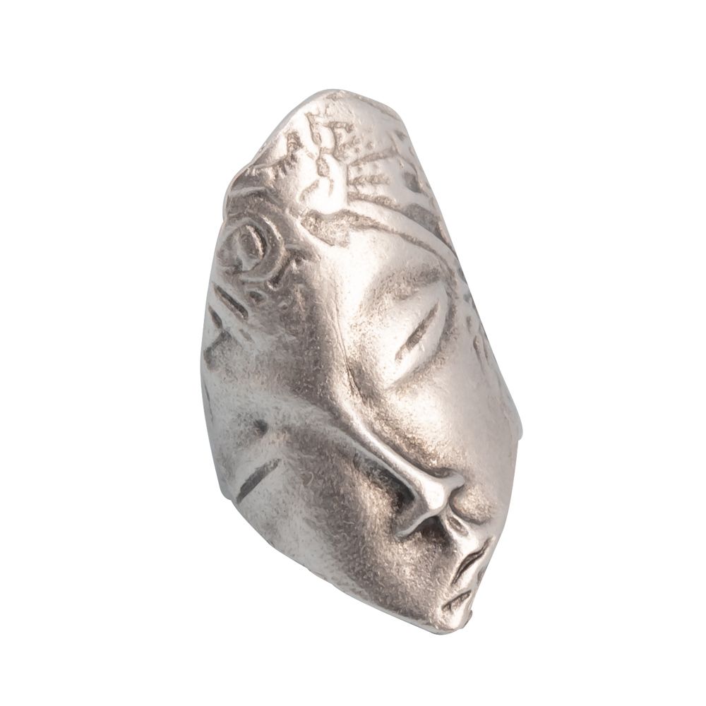 Кольцо бижутерное Римское лицо OTOKODESIGN 54063 серебристое р.OS