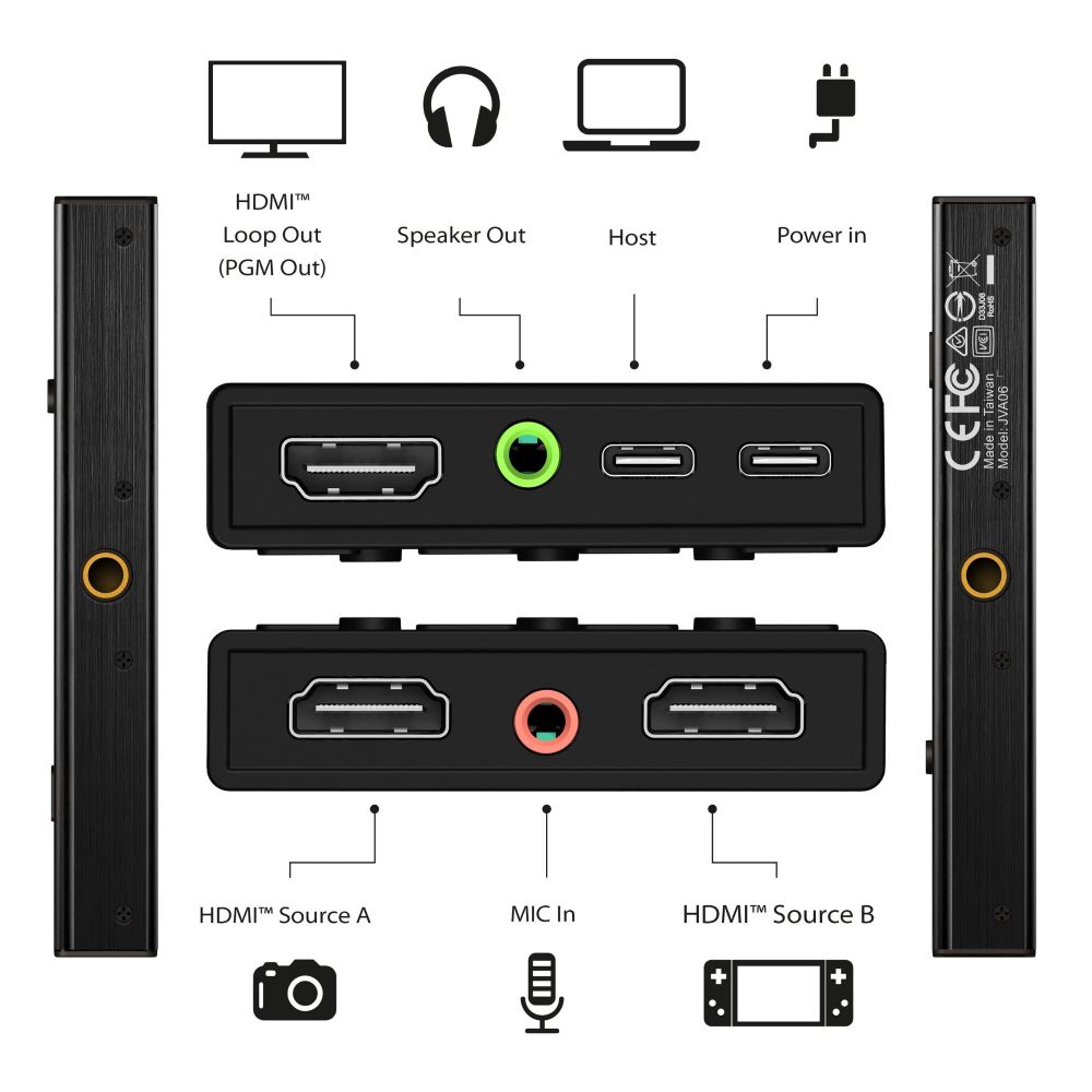 Внешняя карта видео захвата j5create с 2 HDMI на USB-C., купить в Москве,  цены в интернет-магазинах на Мегамаркет