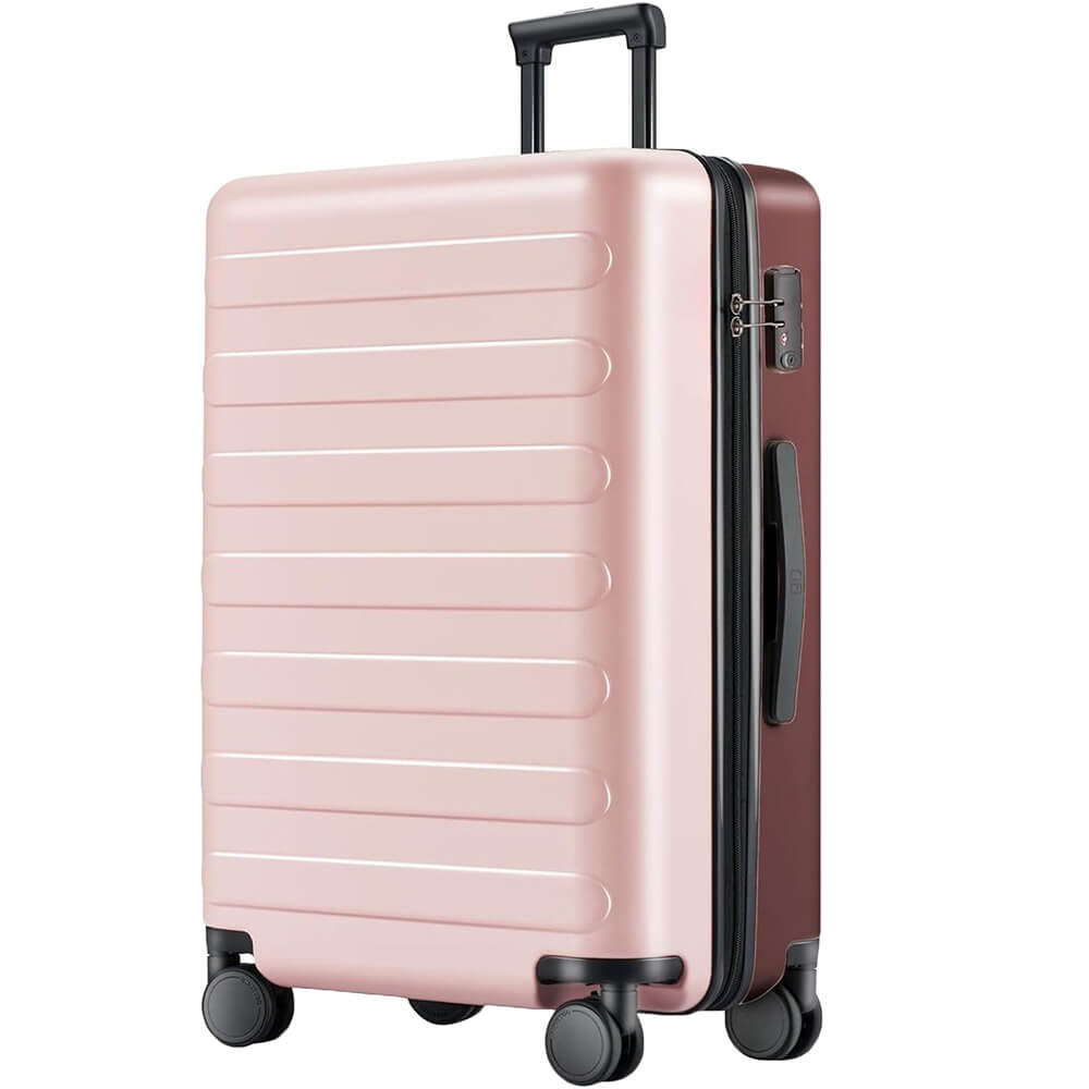 Чемодан унисекс Ninetygo Rhine Luggage 28 розовый/красный, 50х77х29 см - купить в PHYBER, цена на Мегамаркет