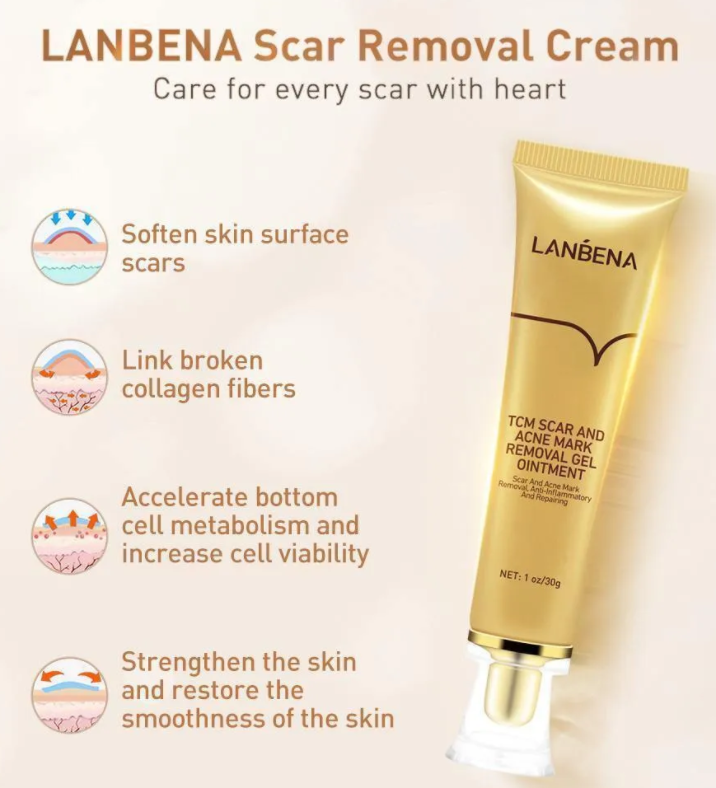 Lanbena tcm scar and acne mark removal gel ointment