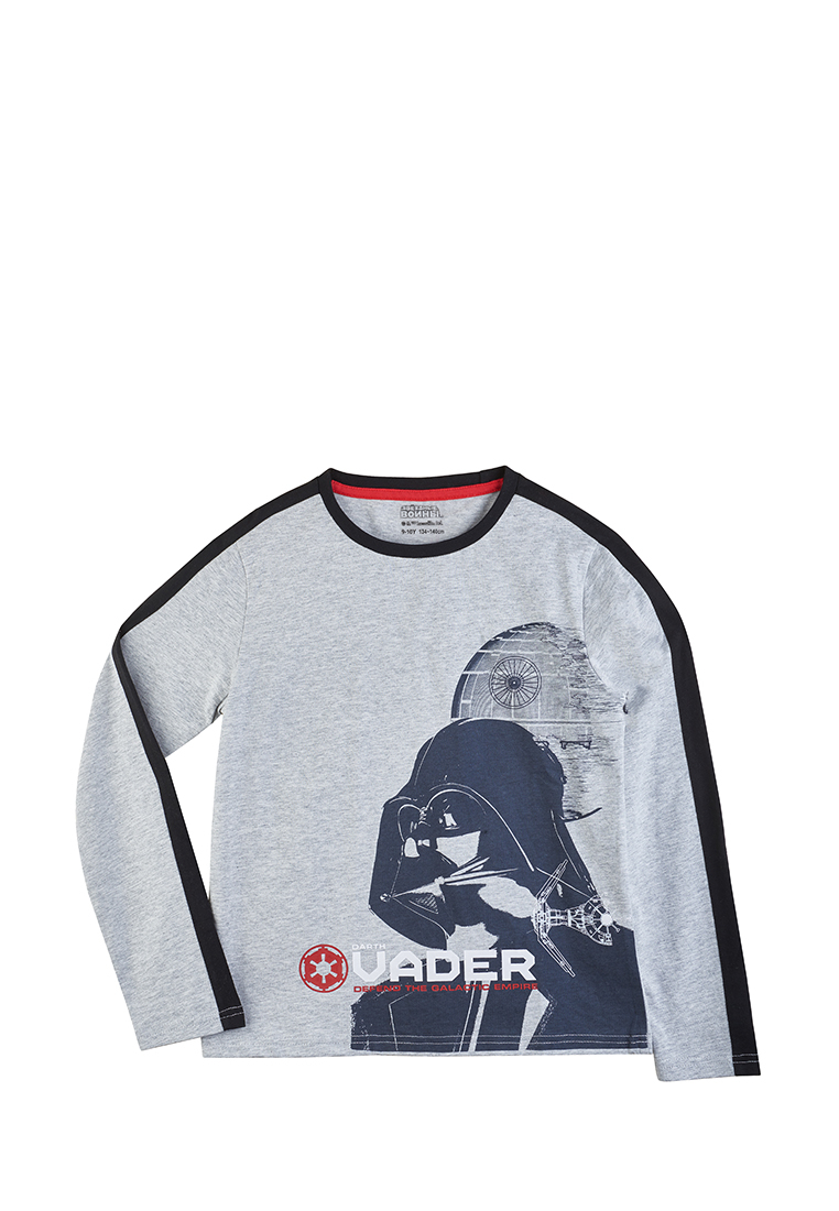 Лонгслив детский Star wars AW21SW0053141 серый р.140