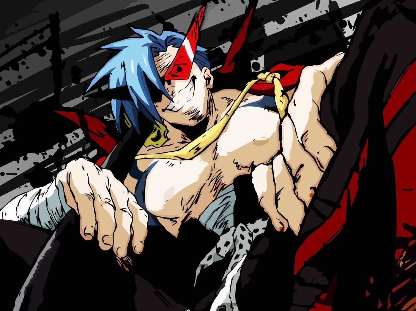 <b>гуррен</b> <b>лаганн</b> <b>gurren</b> <b>lagann</b> 2410 30х40 см № 1. Фотография Картина по номера...