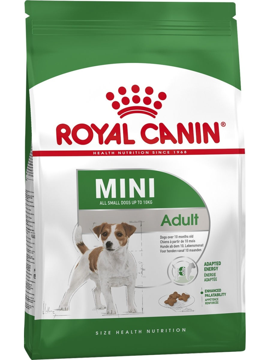 Купить сухой корм для собак ROYAL CANIN Adult Mini рис, птица, 4кг, цены на Мегамаркет | Артикул: 100001278262