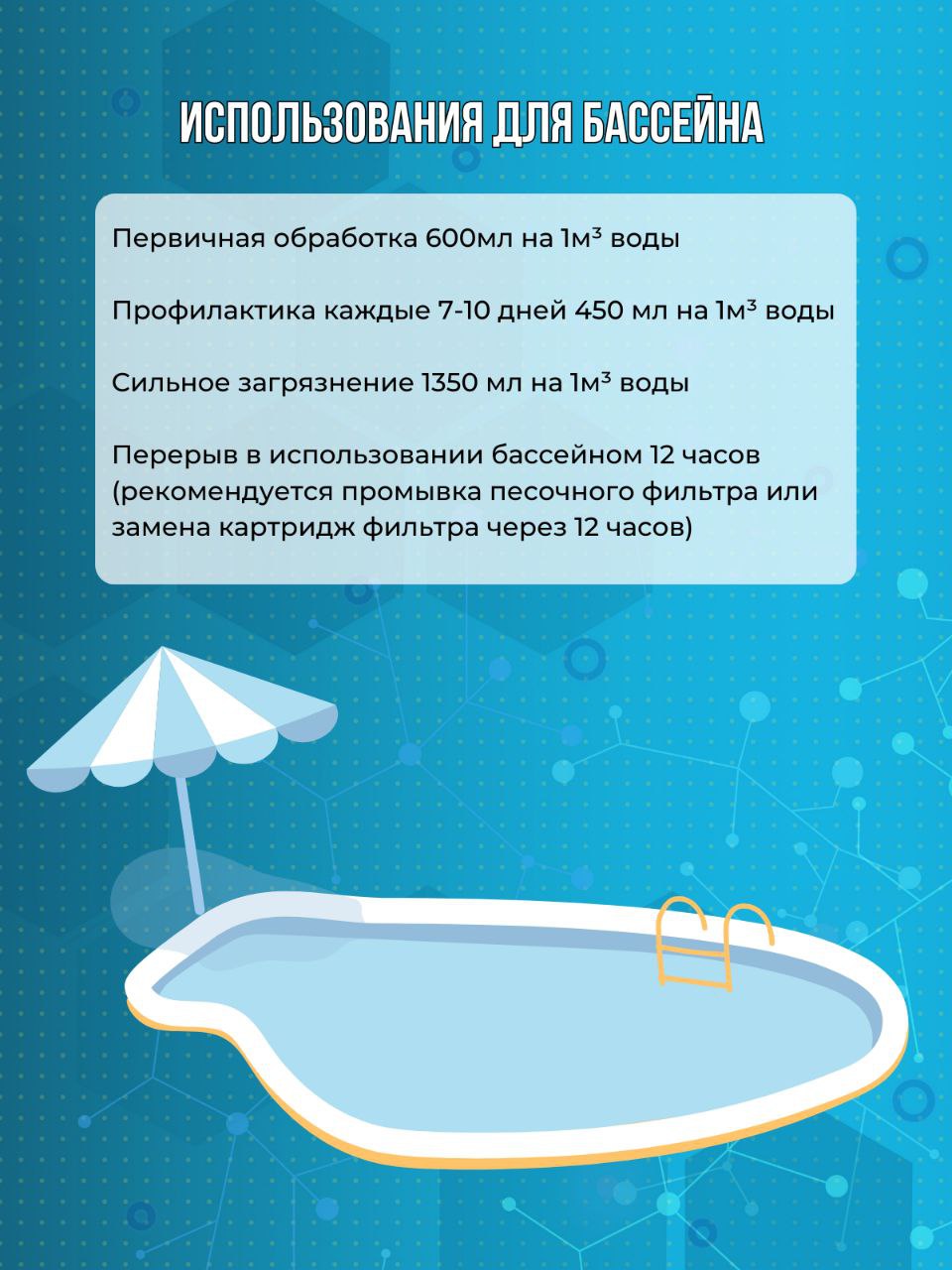 Очистка бассейна перекисью водорода отзывы