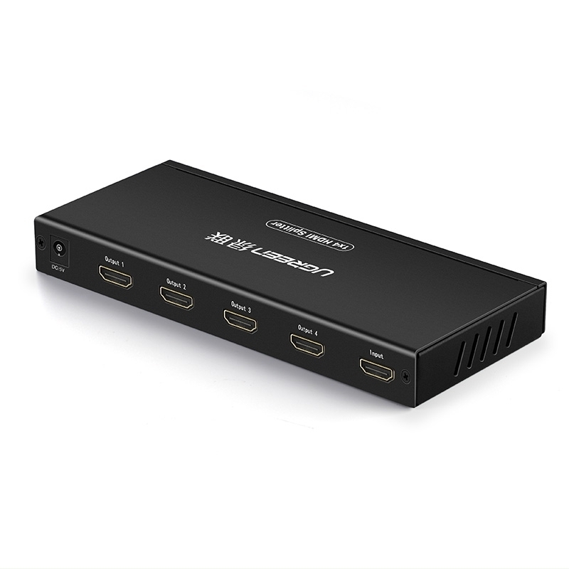 Разветвитель uGreen HDMI - 4xHDMI розетка-розетка м 40202 - купить в ИП Кулешов В.В., цена на Мегамаркет