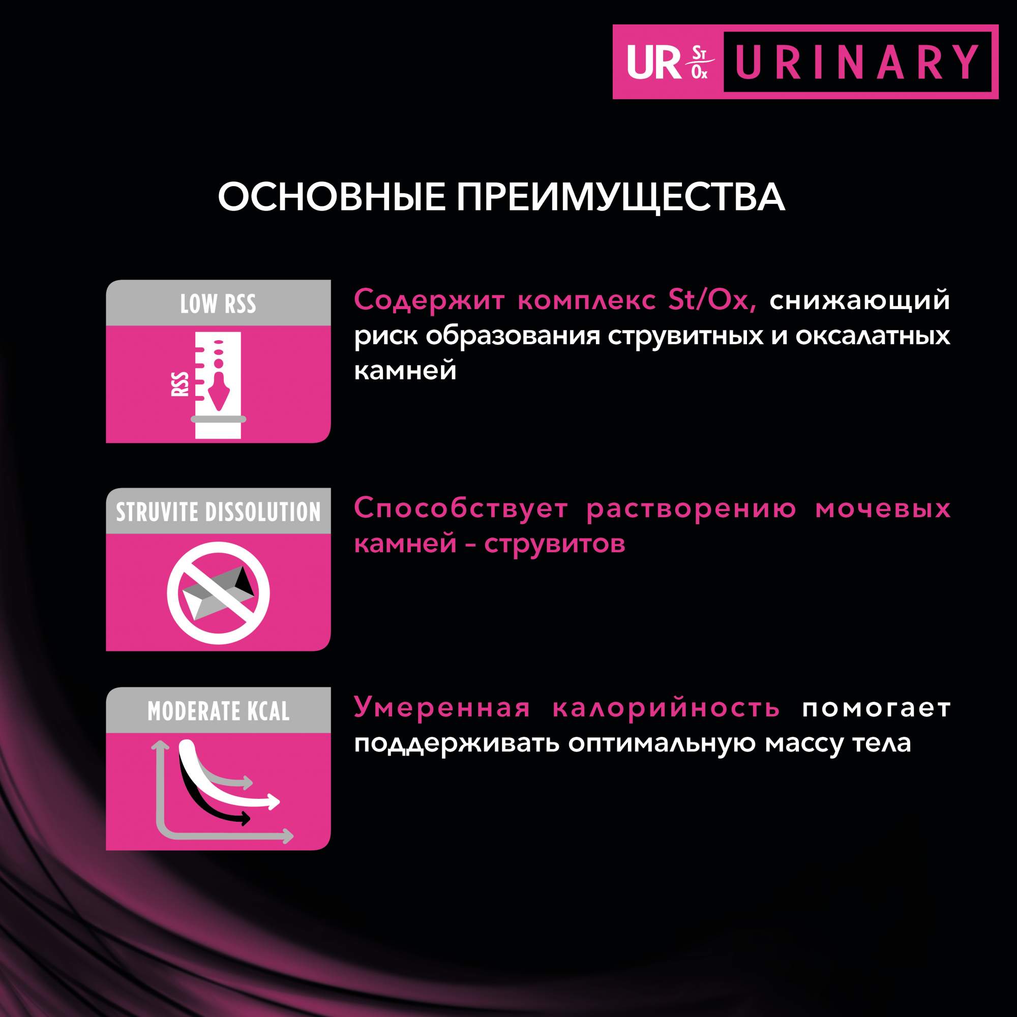 Сухой корм для кошек Pro Plan Veterinary Diets UR Urinary, при МКБ, курица, 1,5кг