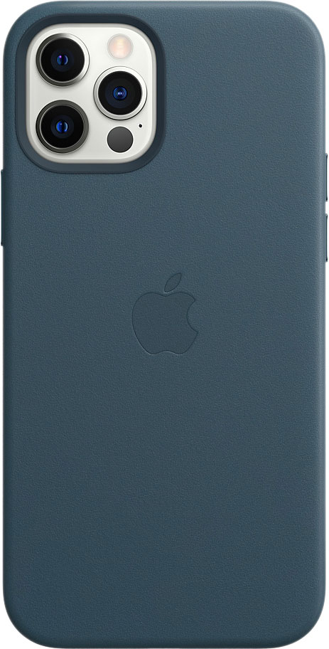 Чехол Apple для iPhone 12 / 12 Pro Leather MagSafe Baltic Blue