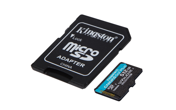 Карта памяти microsdxc uhs i u3 kingston canvas go plus 64 гб