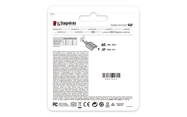 Карта памяти kingston canvas go plus microsdxc 128gb