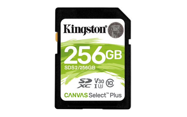 Карта памяти Kingston 256GB Canvas Select Plus 100R (SDS2/256GB) - купить в 123.ru, цена на Мегамаркет