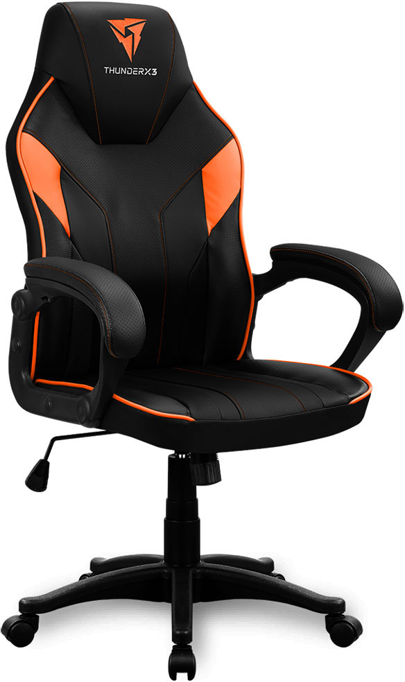 Игровое кресло ThunderX3, черный/оранжевый