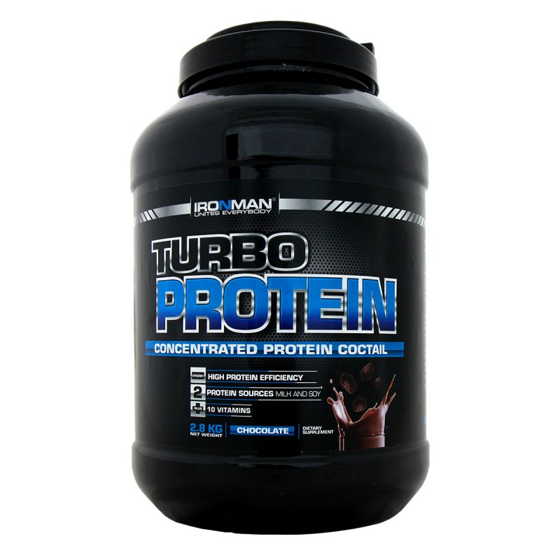 Протеин Ironman Turbo Protein, 2800 г, chocolate - купить в Москве, цены на Мегамаркет | 600002197013