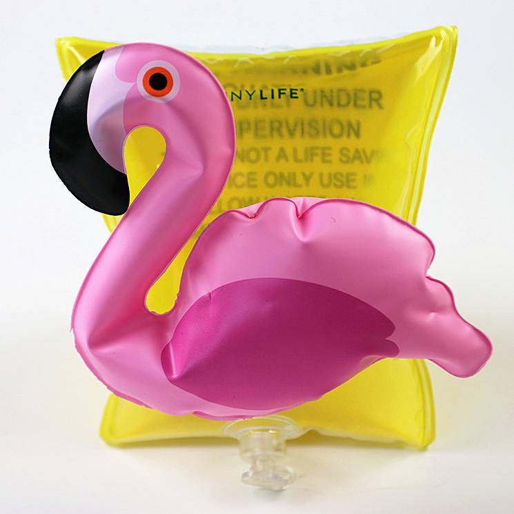 Нарукавники надувные детские Baziator розовый Фламинго