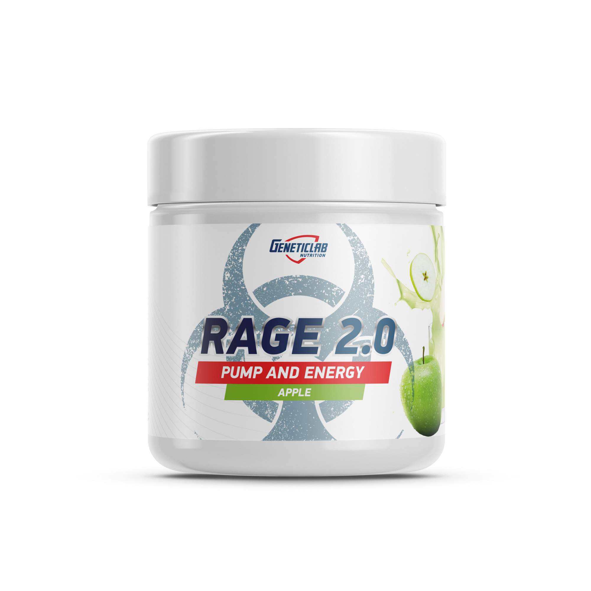GeneticLab Nutrition Rage 2.0 Pump And Energy 240 г (вкус: яблоко)