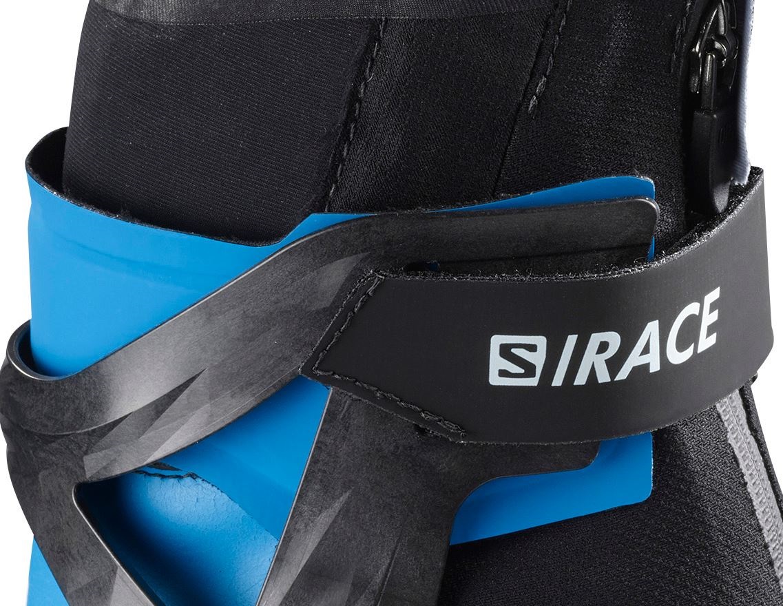Ботинки для беговых лыж Salomon S/Race Carbon Skate Prolink 2021, black/blue, 44