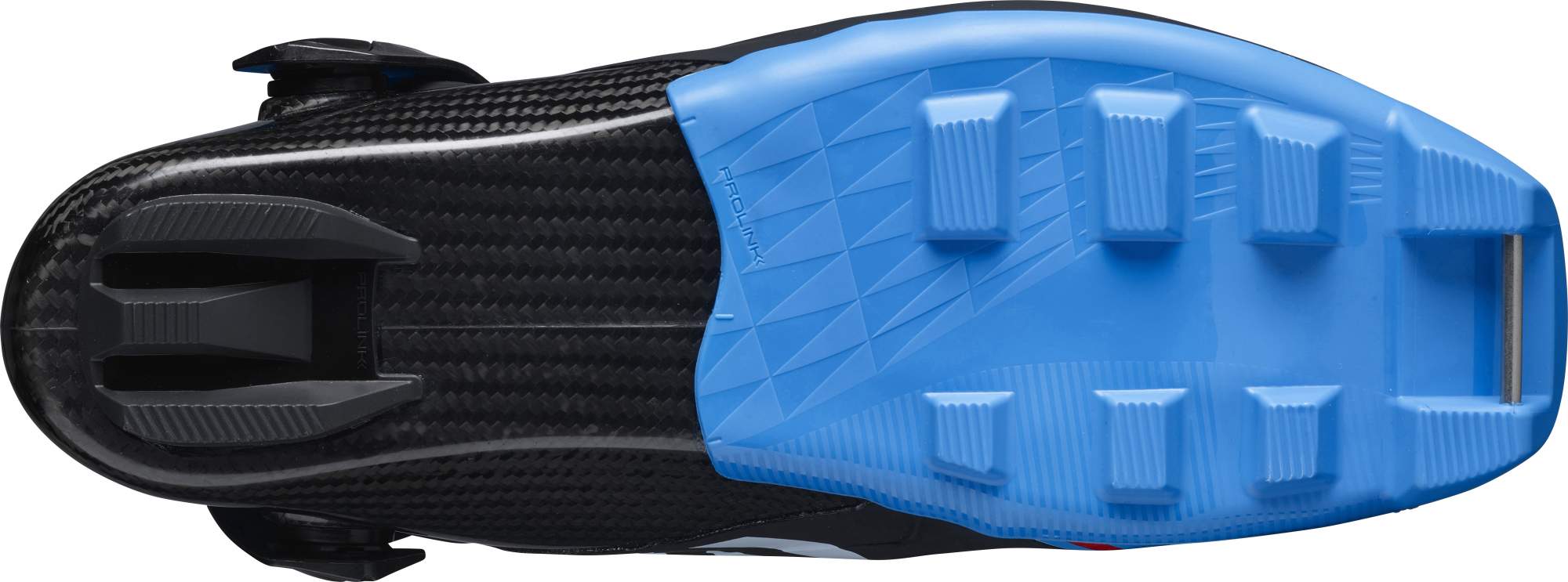 Ботинки для беговых лыж Salomon S/Lab Carbon Skate Prolink 2021, black/blue, 43.5