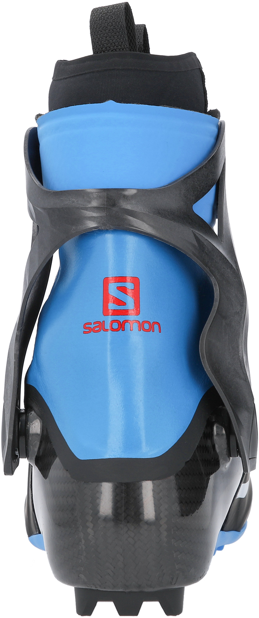 Ботинки для беговых лыж Salomon S/Lab Carbon Skate Prolink 2021, black/blue, 44.5