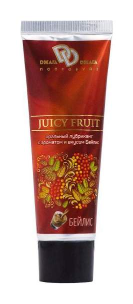 Интимный съедобный лубрикант JUICY FRUIT с ароматом Бейлис 30 мл БиоМед