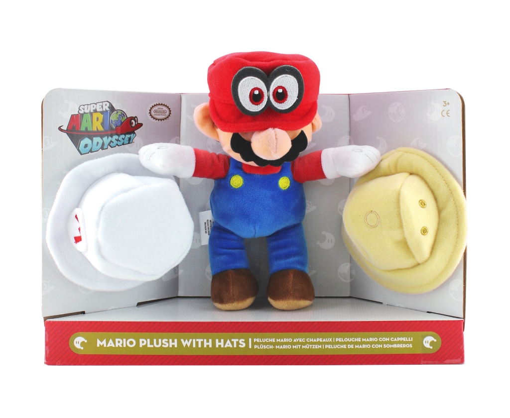 Мягкая игрушка ThinkGeek Mario Марио с шляпами – купить в Москве, цены в  интернет-магазинах на Мегамаркет