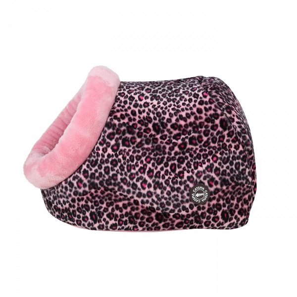 Домик для кошек Pinkaholic Snuggle, розовый, 44x33x23см