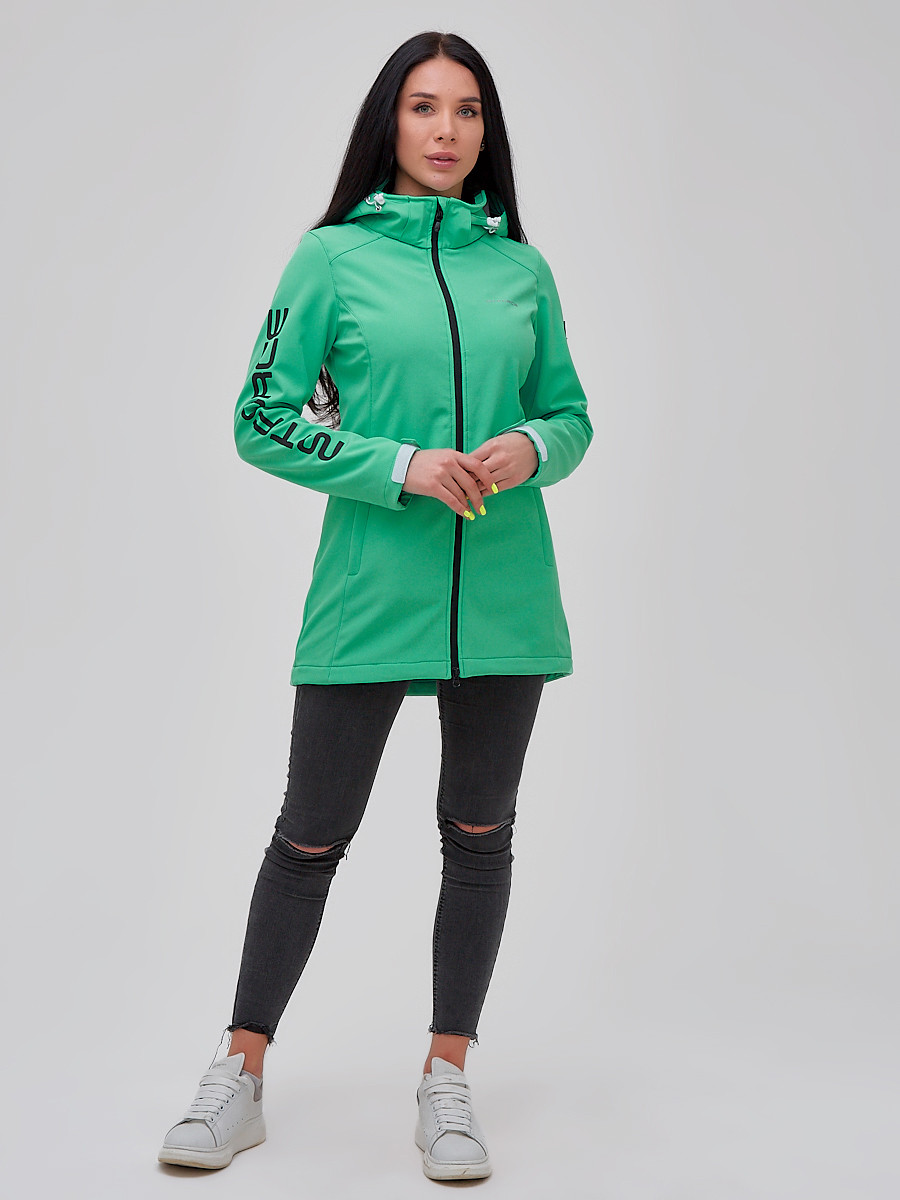 Спортивная куртка женская MTFORCE 2023Z зеленая 48 RU