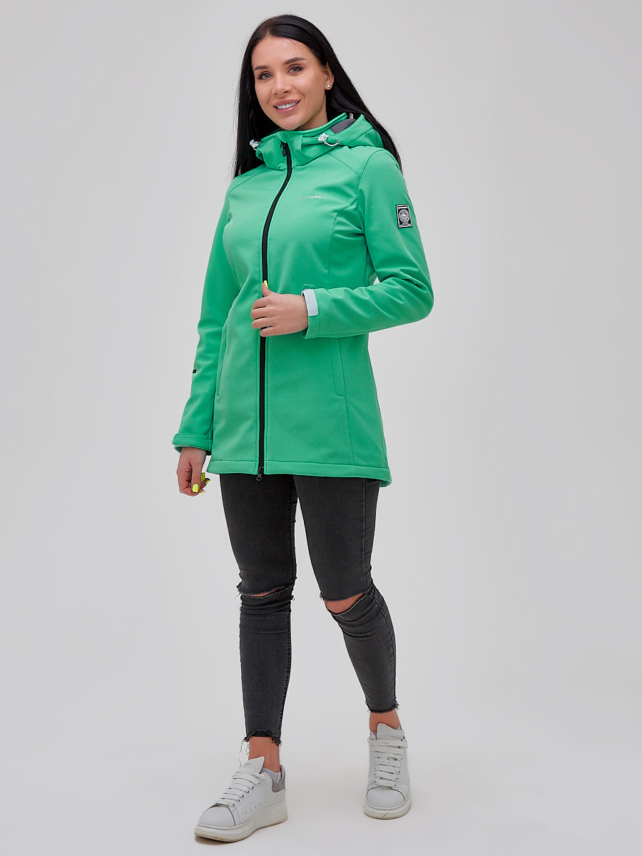 Спортивная куртка женская MTFORCE 2023Z зеленая 44 RU