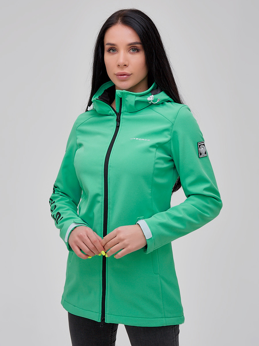 Спортивная куртка женская MTFORCE 2023Z зеленая 42 RU
