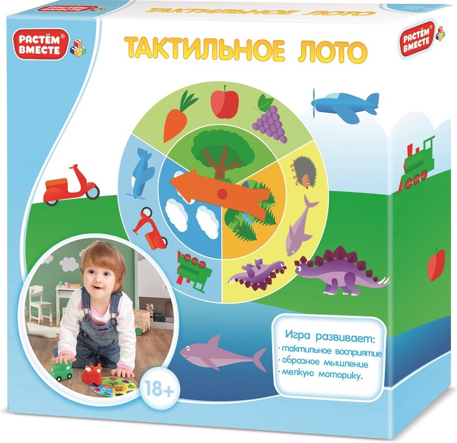 Купить развивающая игра 1toy Тактильное лото Растем вместе Т16222, цены на  Мегамаркет