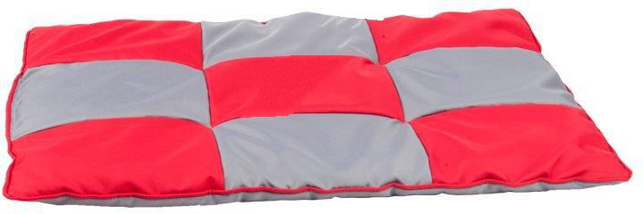 Лежанка для собаки Katsu Kern, полиэстер 50x75x10см красный, серый