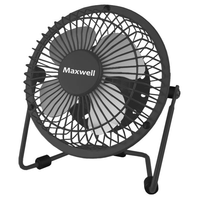 Вентилятор настольный Maxwell MW-3549 GY Black